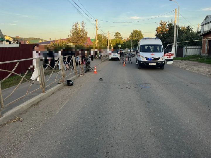 Двое подростков госпитализированы после ДТП на питбайке в Кукморском районе