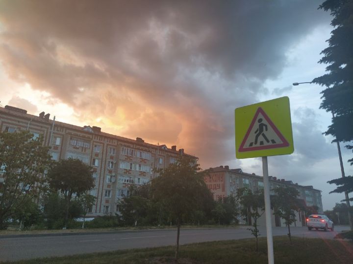 Переменная облачность, дождь и гроза ожидаются в Кукморе