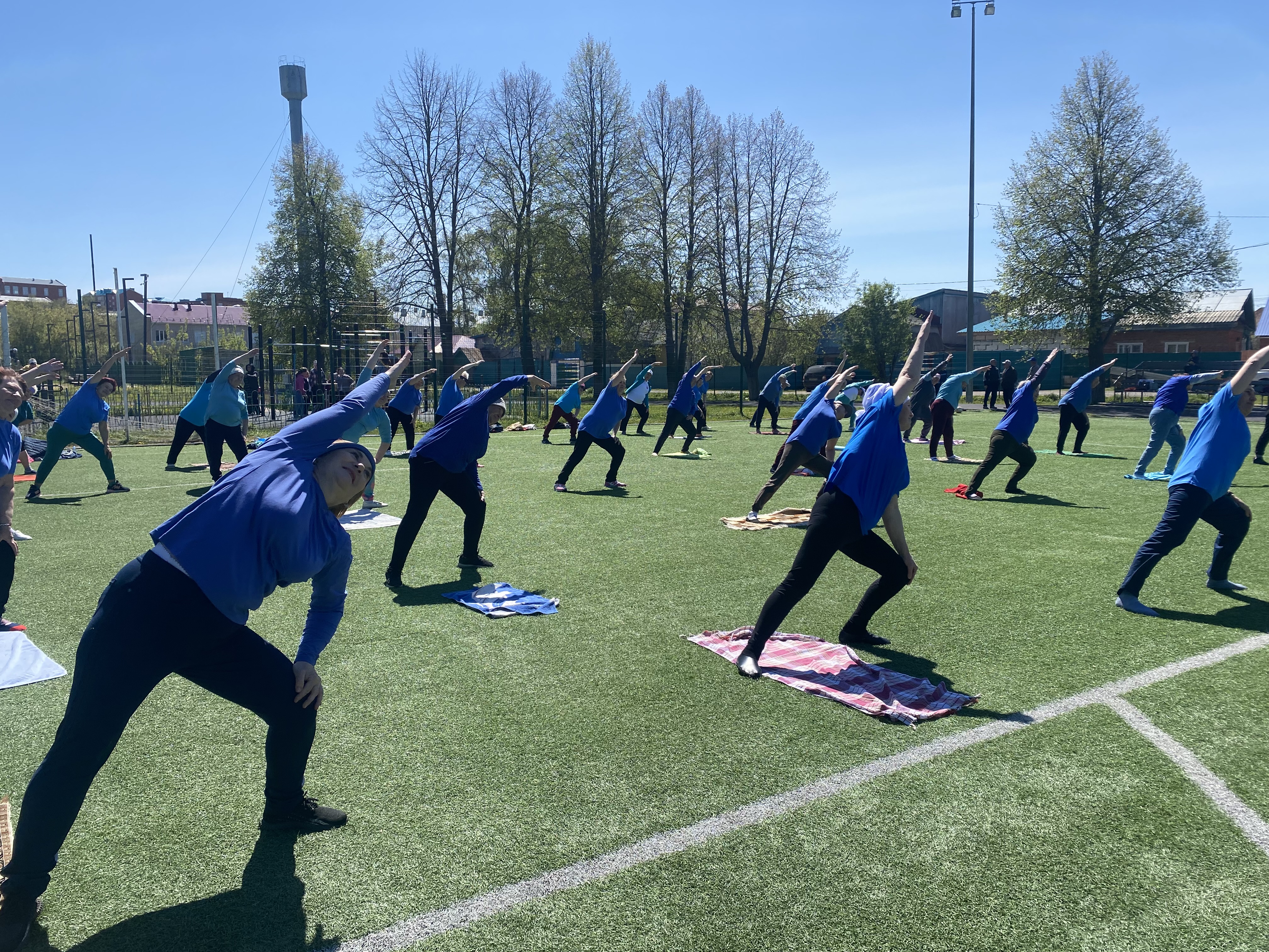 Кукмарада «Сәламәтлек» төркеме пенсионерлары спорт белән актив шөгыльләнәләр