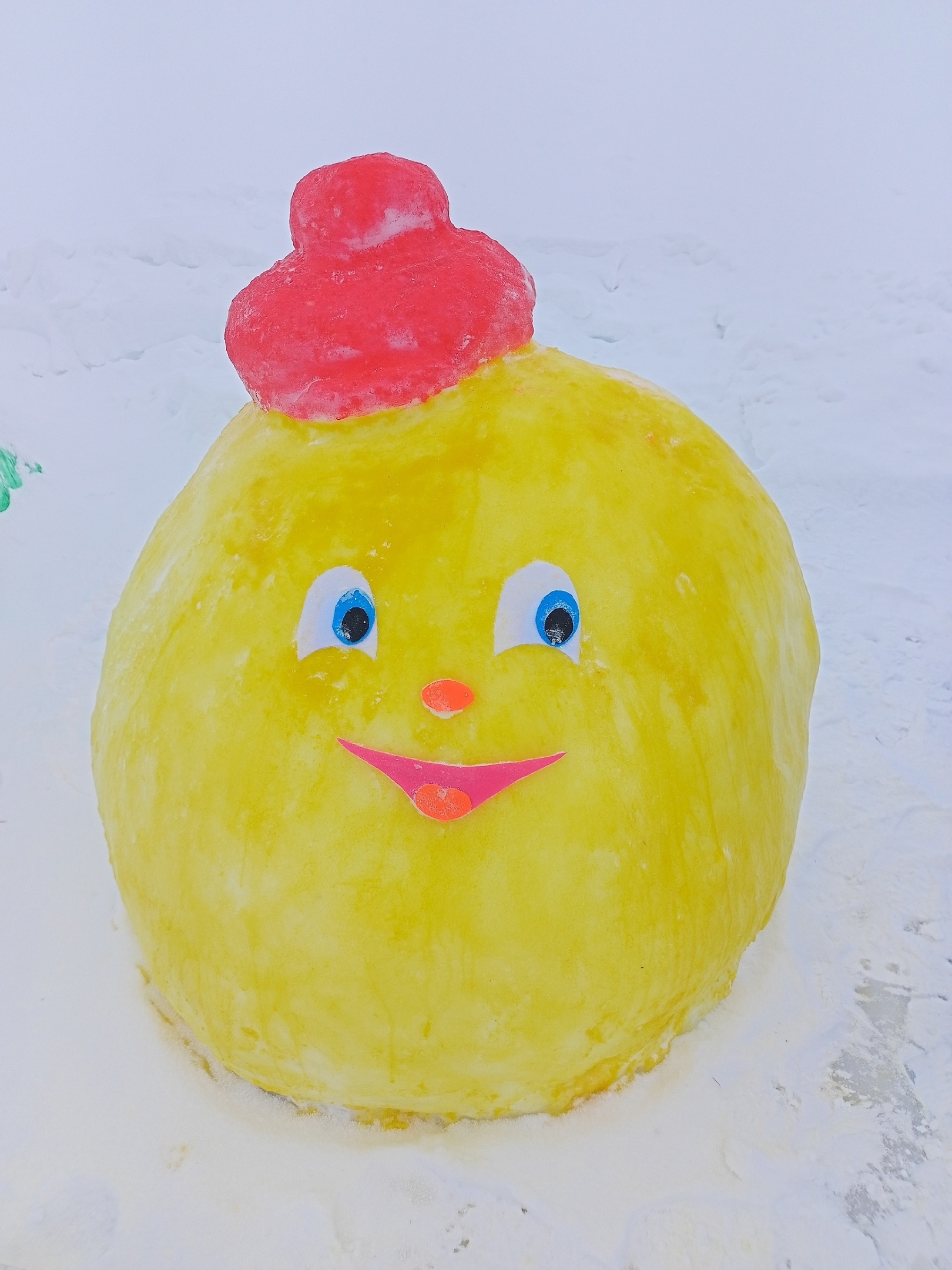  Алевтина Федорова из деревни Нижний Кумор слепила снежных фигур