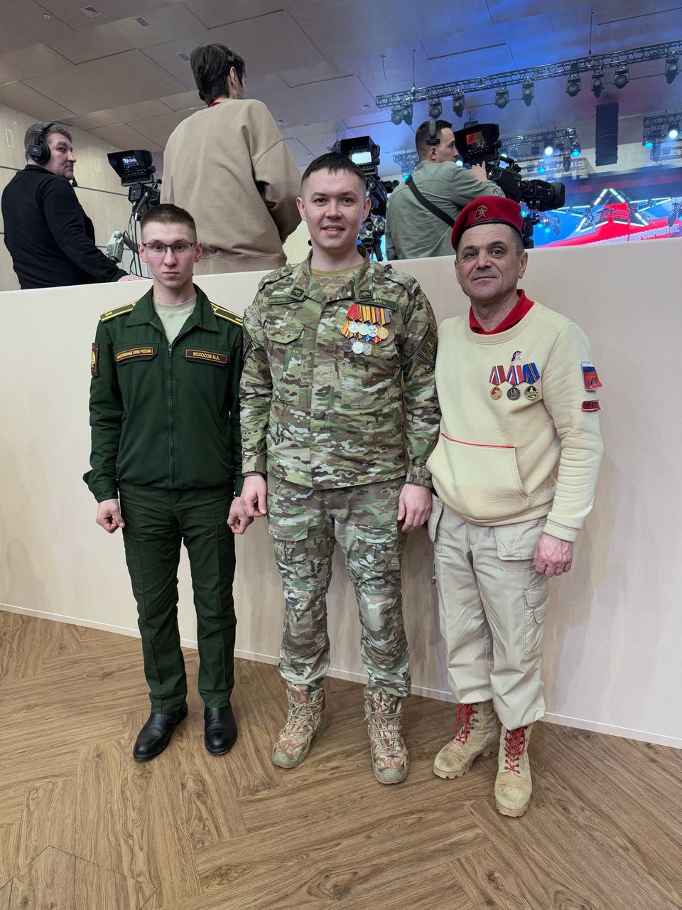 Делегация Кукморского района принимает участие на праздничном мероприятии в честь 80-летия Победы и Дня защитника Отечества в Казани 