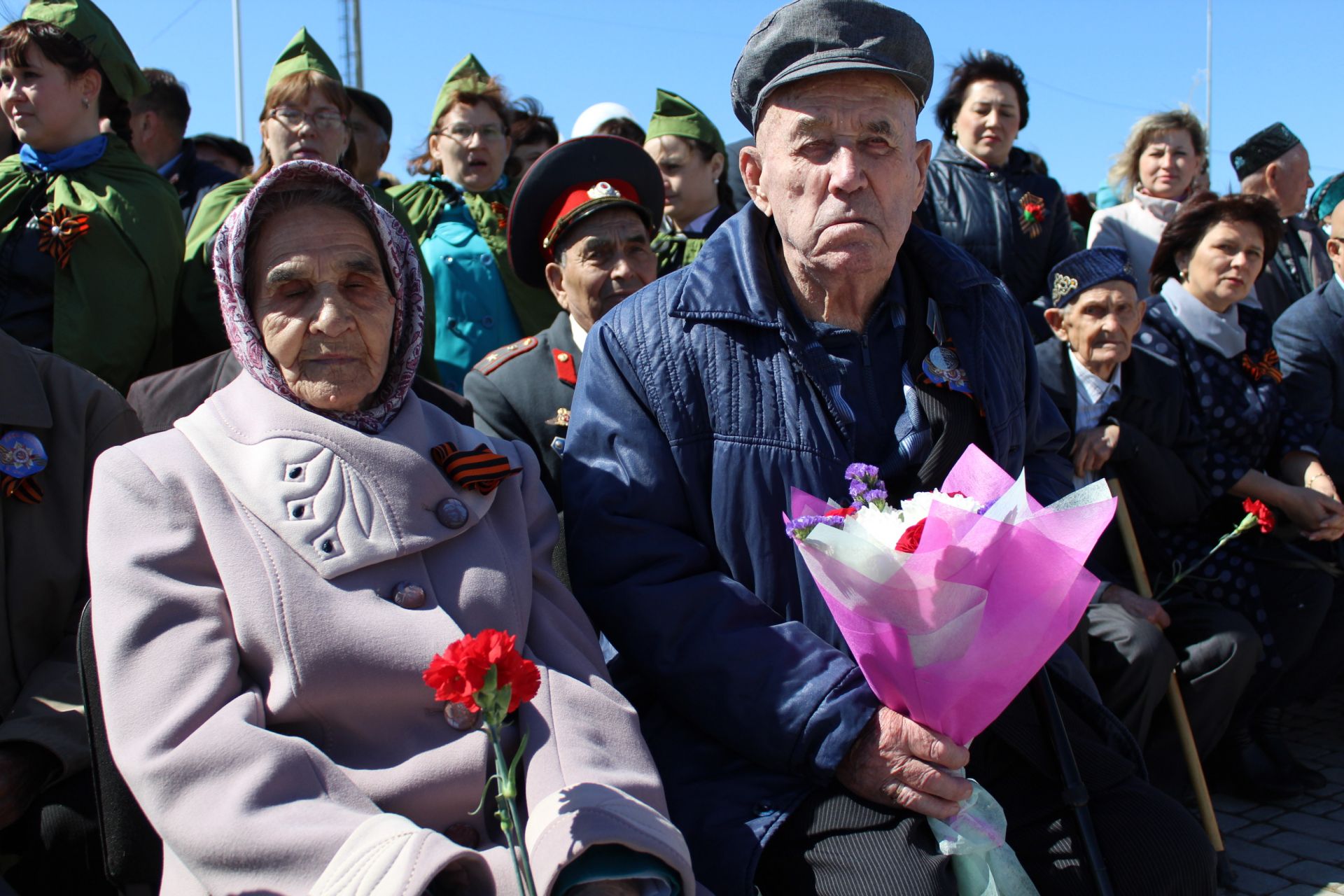 Фоторепортаж: 73-ю годовщину Победы празднуют в Кукморе