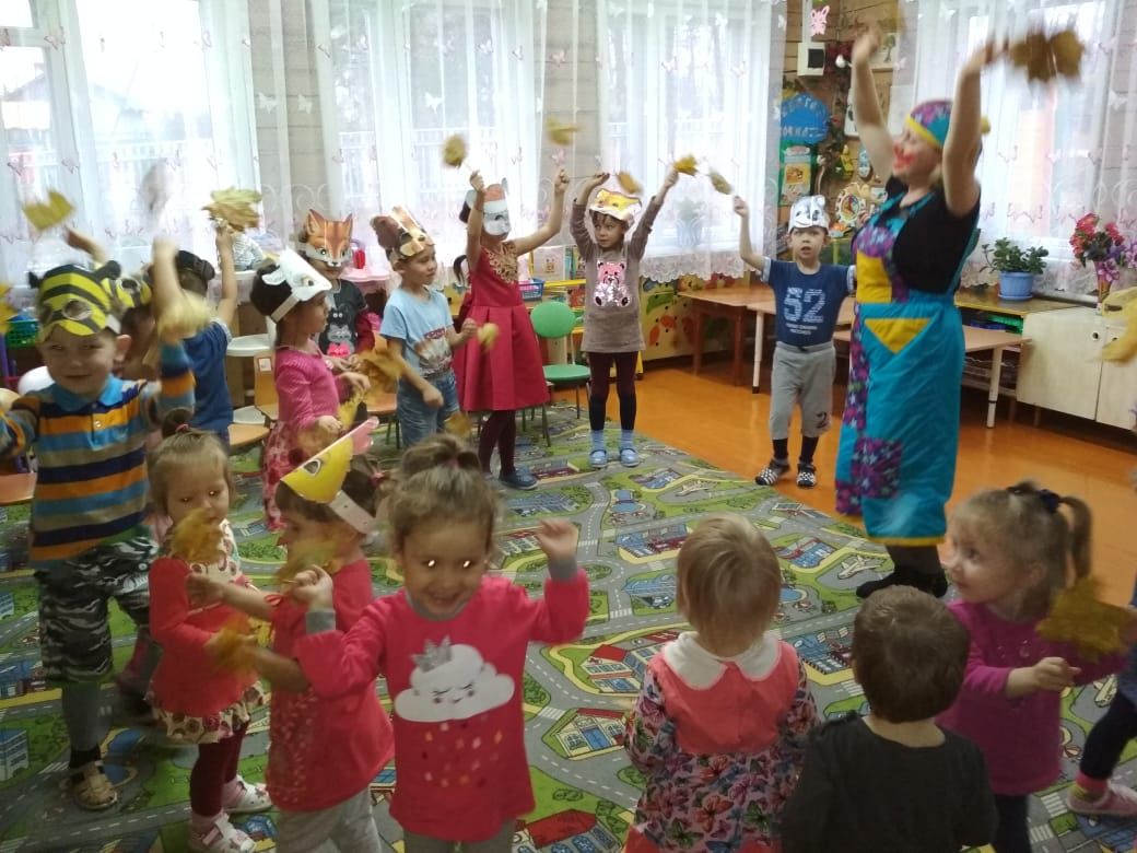 Для воспитанников детского сада деревни Киндеркуль провели мероприятие "В гостях у леса"