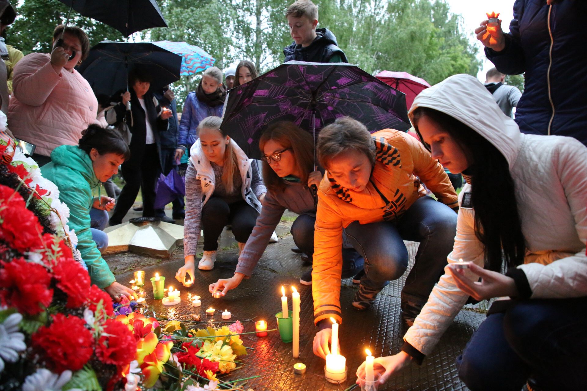 Фото детей со свечой памяти