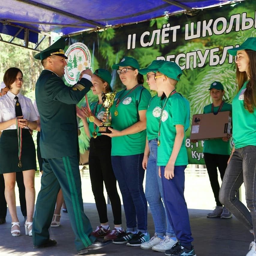 Команда Кукморского района заняла второе место во II Слете школьных лесничеств РТ