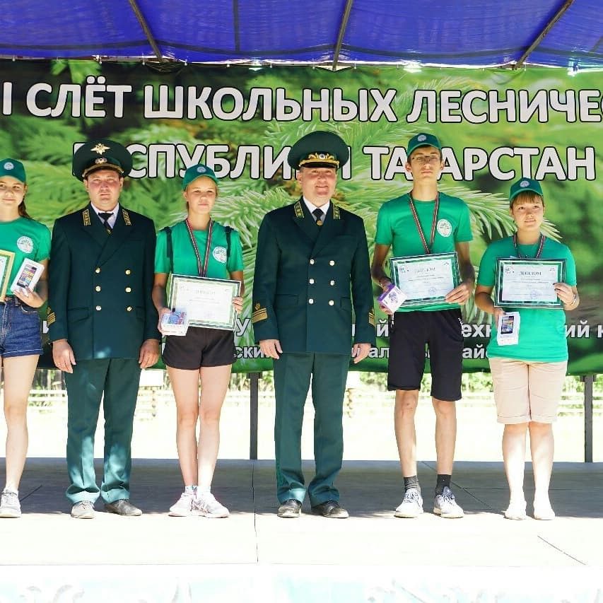 Команда Кукморского района заняла второе место во II Слете школьных лесничеств РТ
