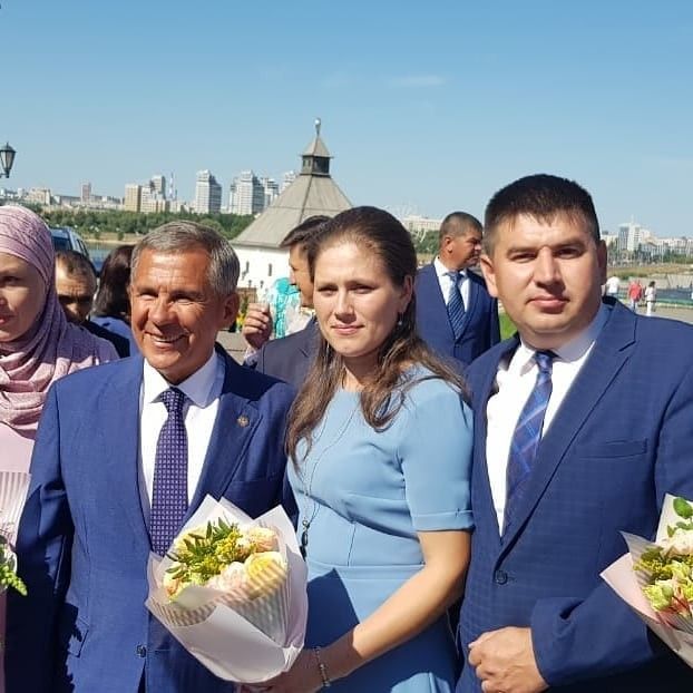 Семья Леонтьевых из Кукмора приняла участие в торжественном приеме в честь лучших семей республики