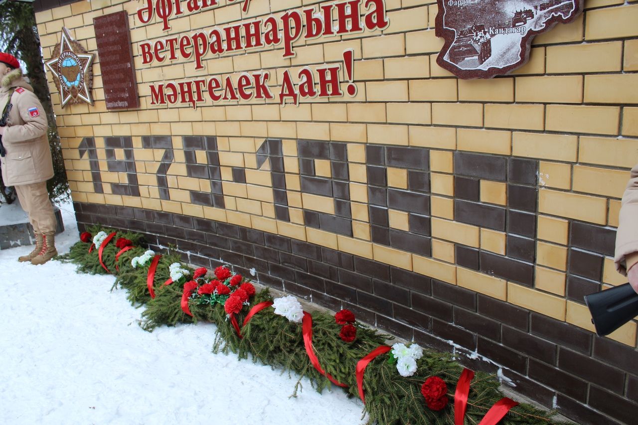 Фоторепортаж: В Байлянгаре установили стелу, посвященную участникам боевых действий в Афганистане