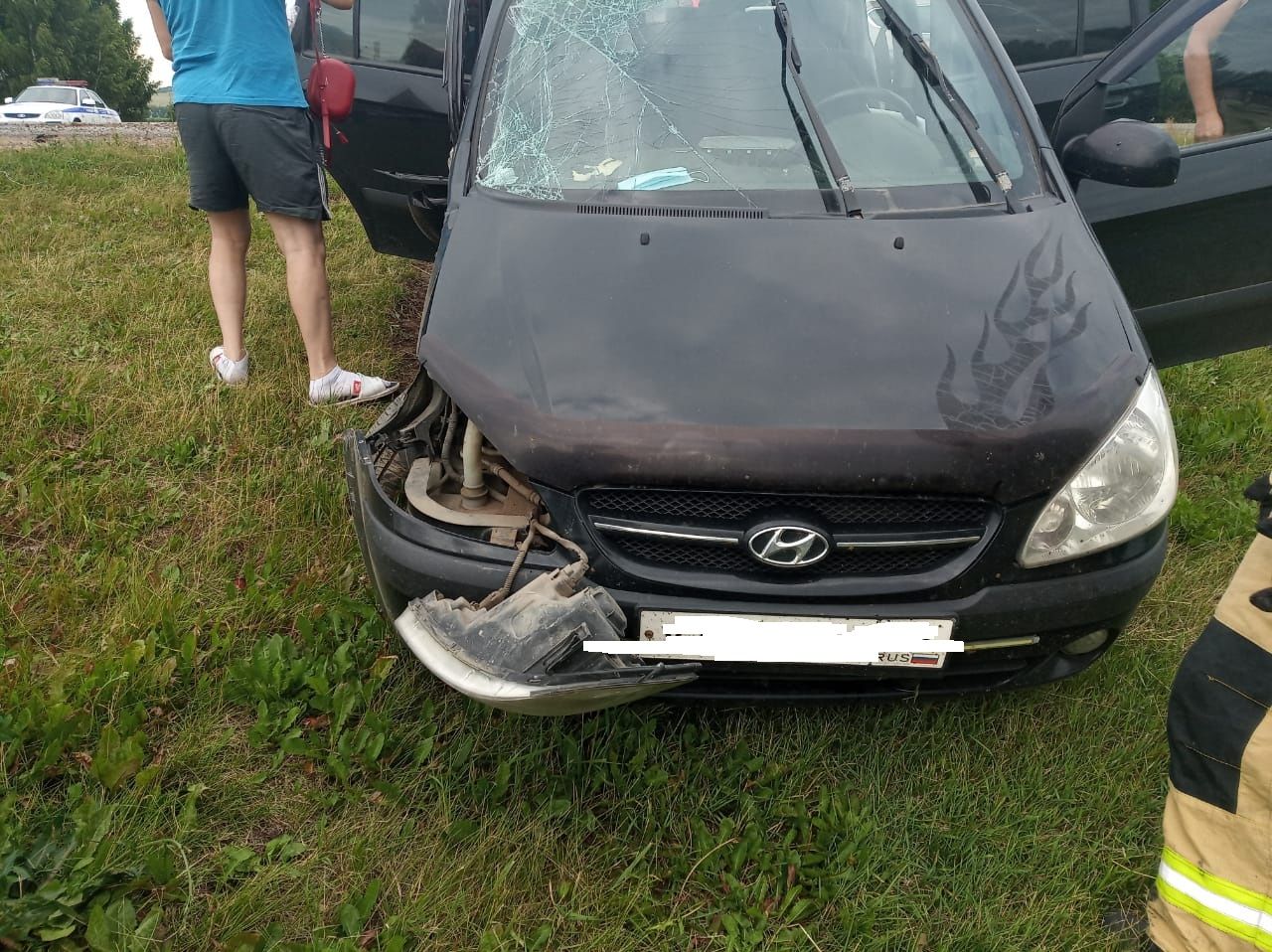 В Кукморском районе столкнулись два легковых авто, есть пострадавшие