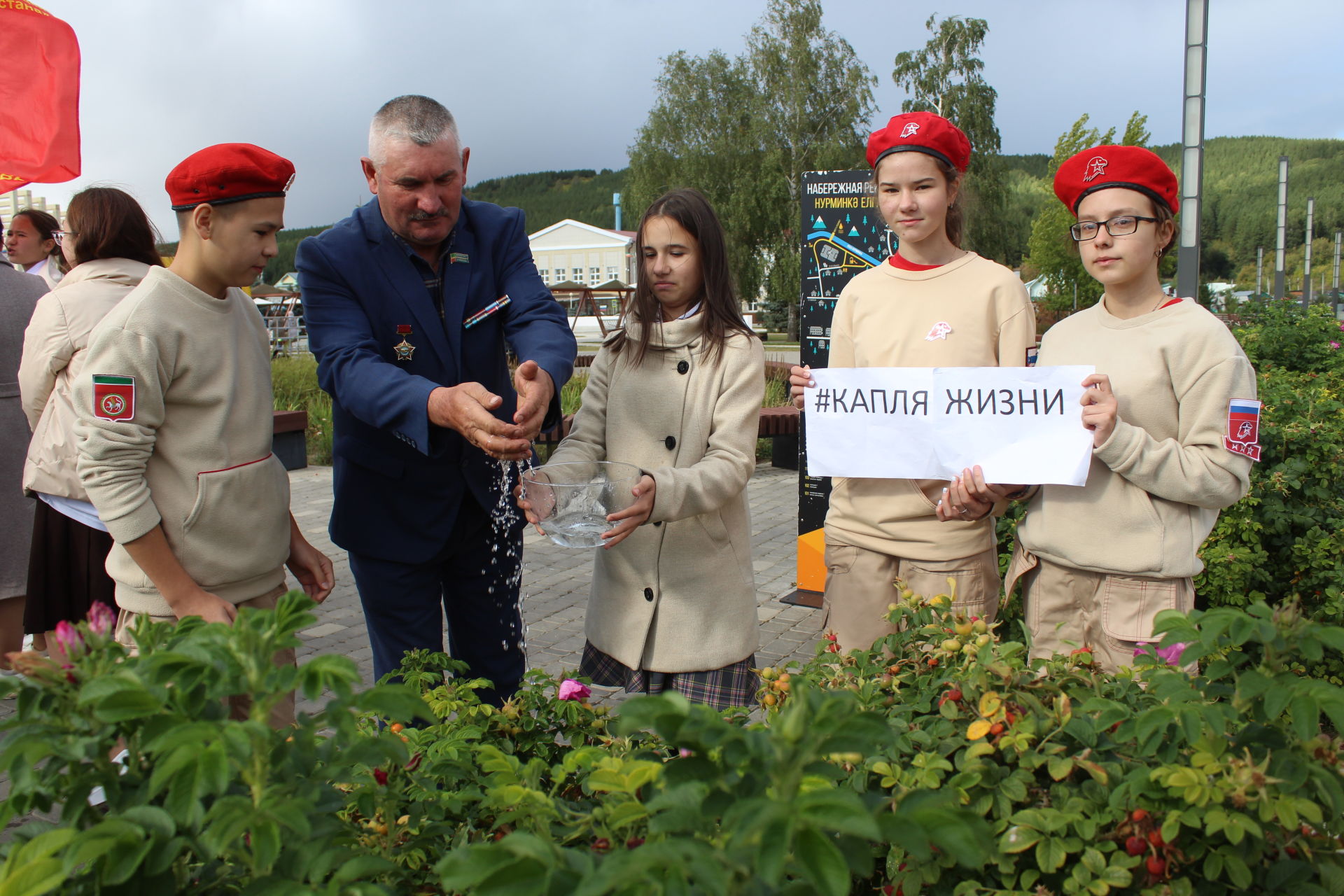 В Кукморе почтили память жертв теракта в школе Беслана