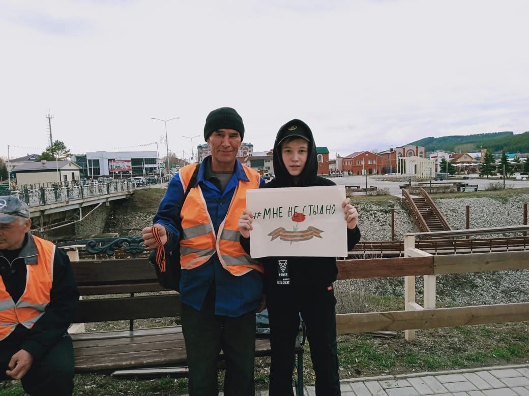 В Кукморе начали раздавать георгиевские ленточки