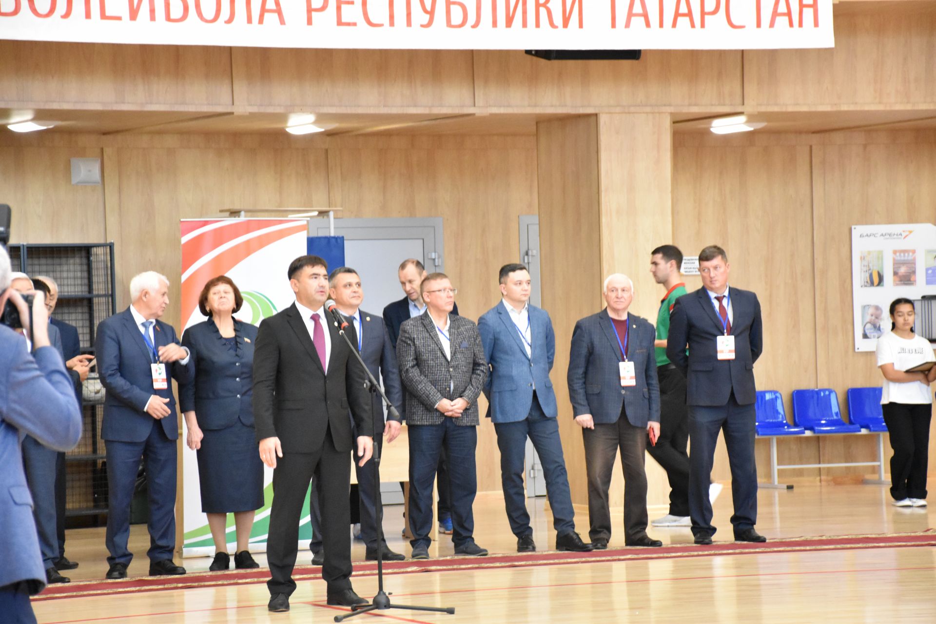 Фарид Мухаметшин открыл турнир на Кубок президента Федерации волейбола Татарстана