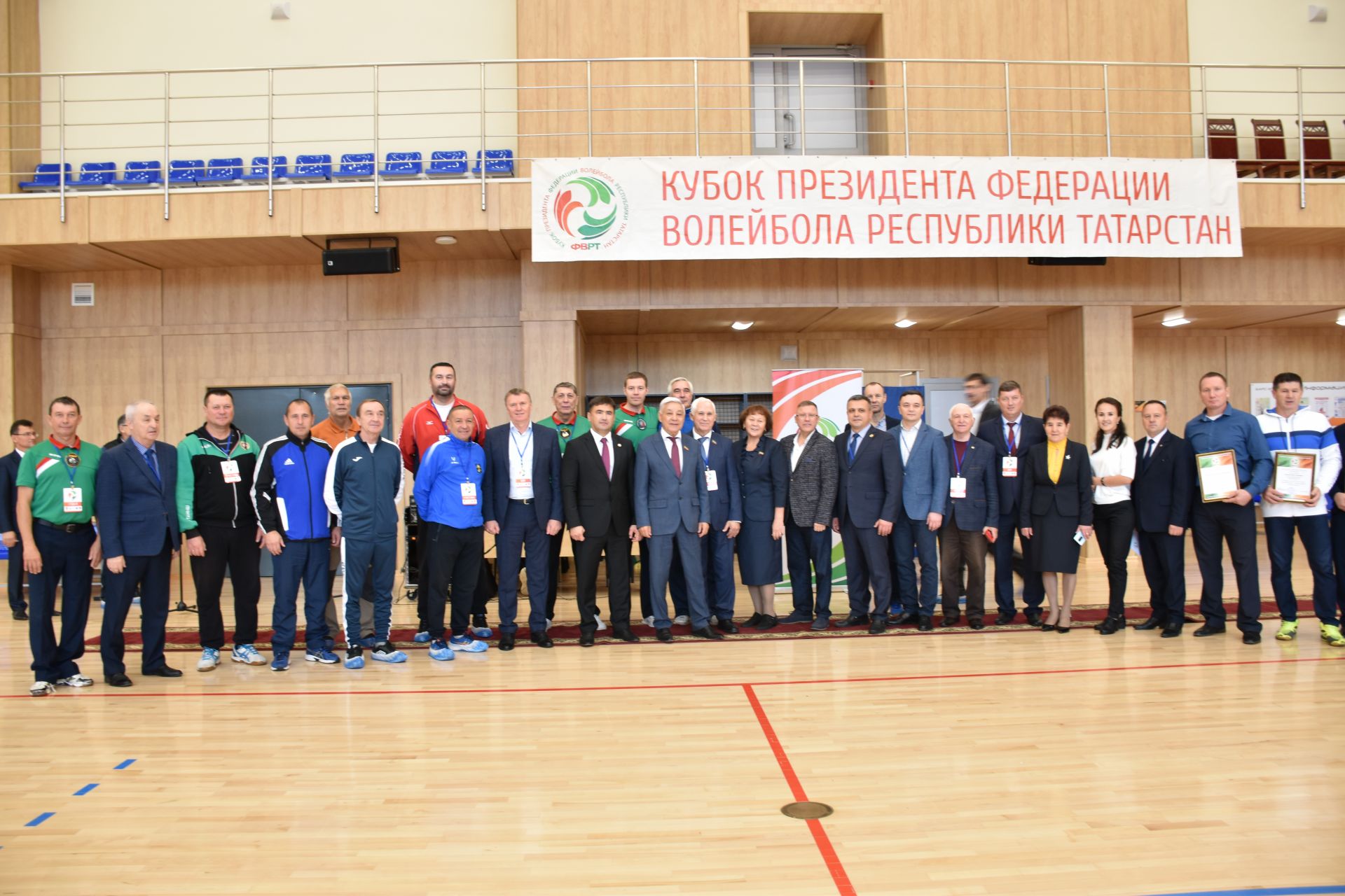 Фарид Мухаметшин открыл турнир на Кубок президента Федерации волейбола Татарстана