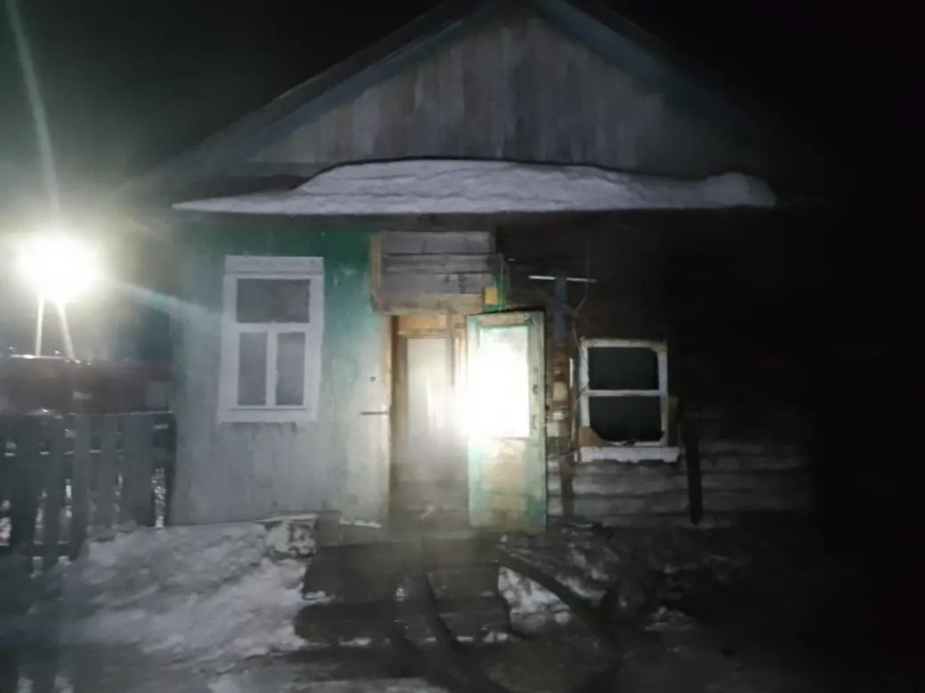 В Кукморском районе в жилом доме произошел пожар