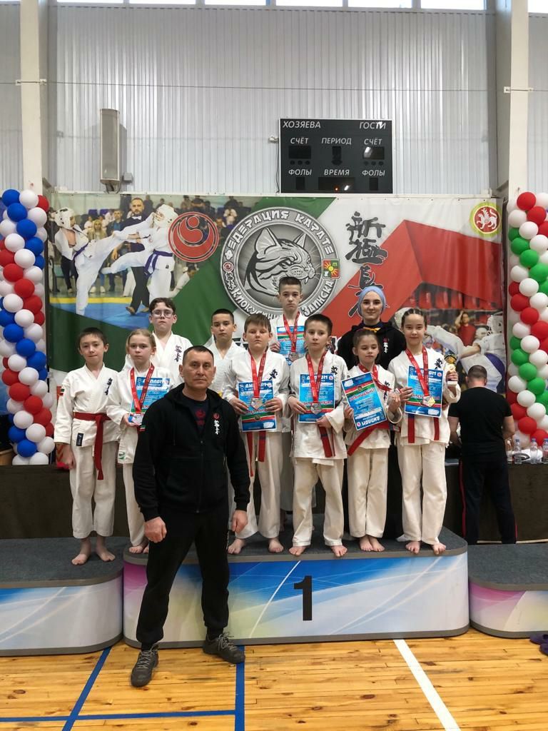 Кукморские спортсмены завоевали призовые места в Первенстве Республики Татарстан по киокусинкай каратэ