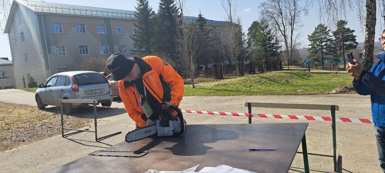 В Кукморском районе подвели итоги соревнований по компетенции «Вальщик леса» чемпионата по профессиональному мастерству «Профессионалы»