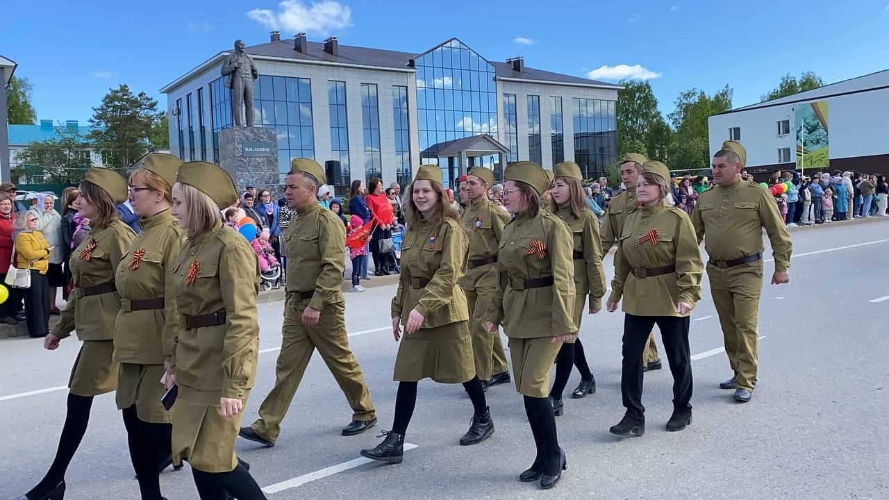 В Кукморе отмечают 78-летие Великой Победы