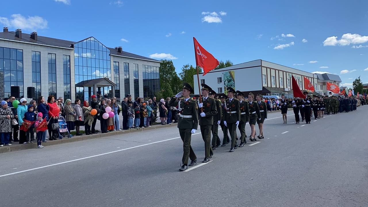 В Кукморе отмечают 78-летие Великой Победы