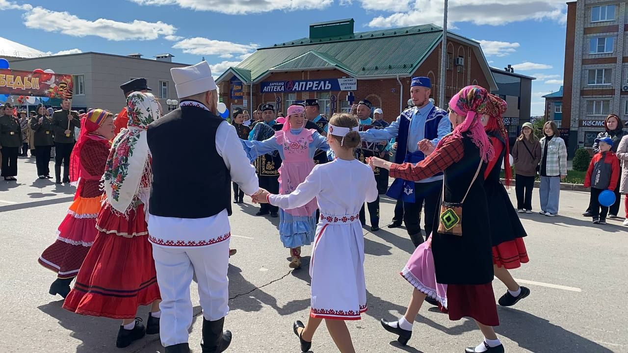 В Кукморе отмечают 78-летие Великой Победы