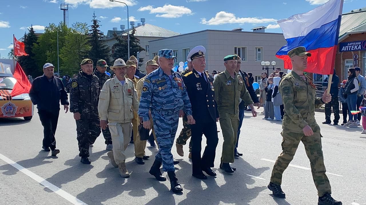 В Кукморе отмечают 78-летие Великой Победы