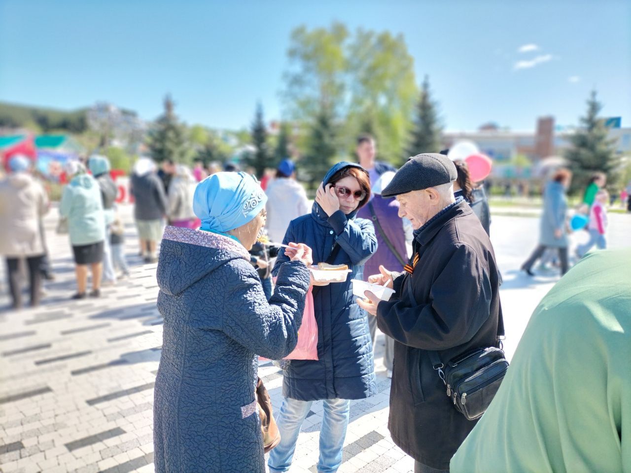 В Кукморе отмечают 78-летие Великой Победы