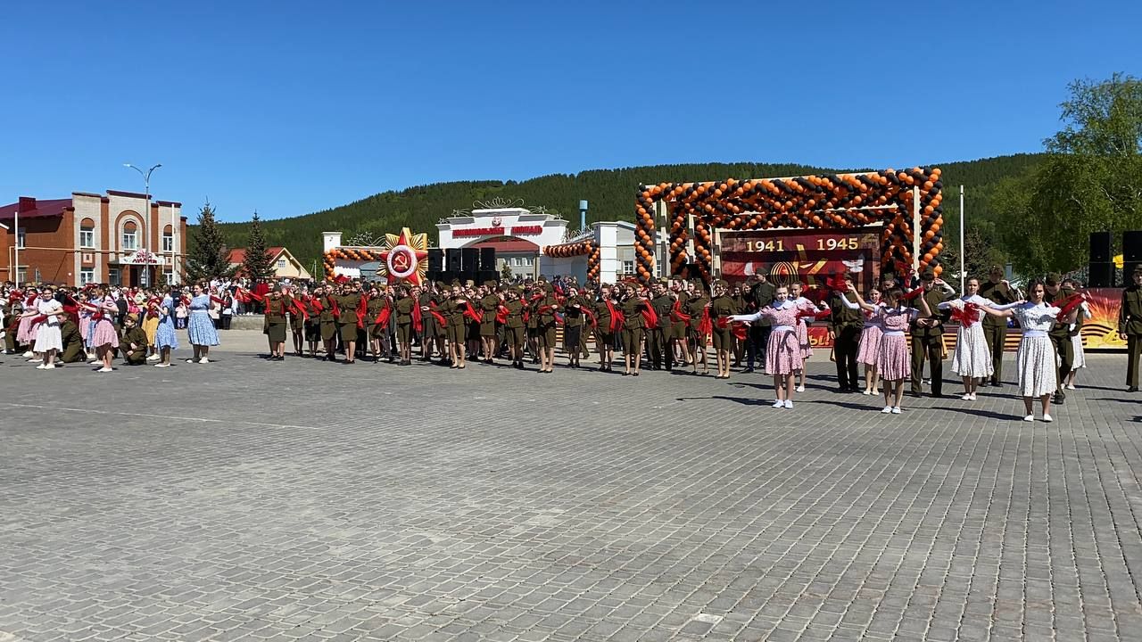 В Кукморе отмечают 78-летие Великой Победы