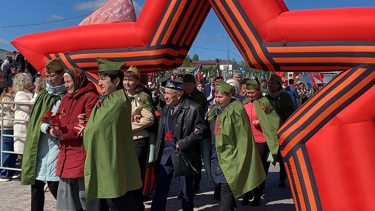 В Кукморе отмечают 78-летие Великой Победы
