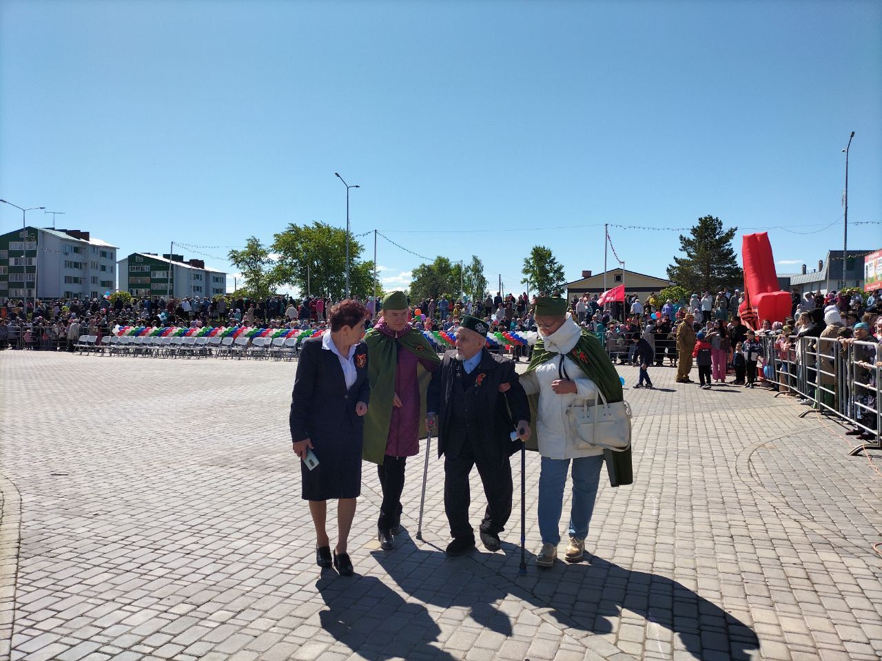 В Кукморе отмечают 78-летие Великой Победы