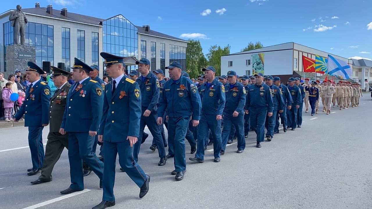 В Кукморе отмечают 78-летие Великой Победы