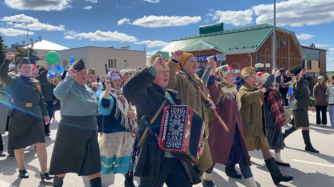 В Кукморе отмечают 78-летие Великой Победы