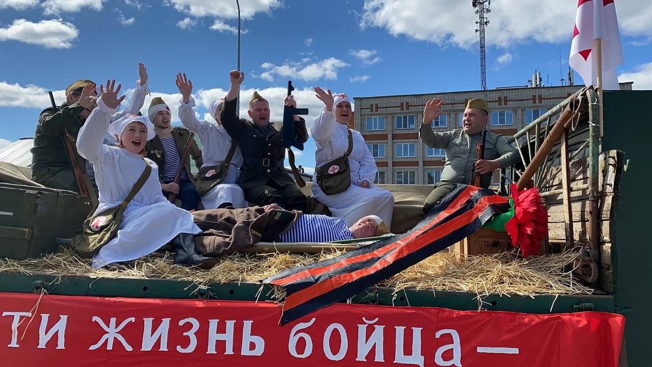 В Кукморе отмечают 78-летие Великой Победы