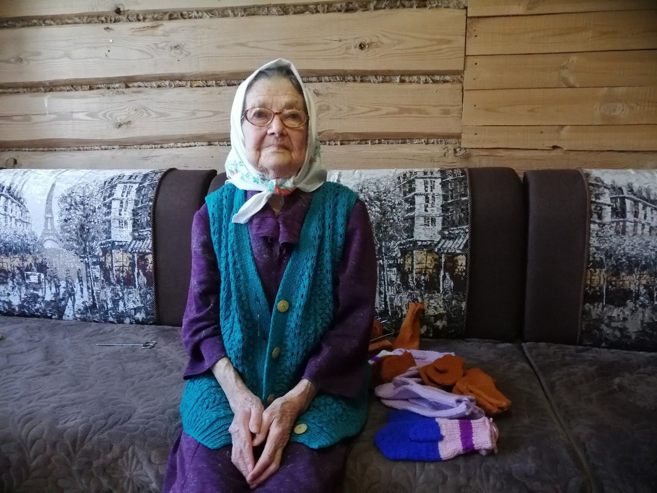 Чүп утый, печән чаба, бәйли: Кукмара районыннан 95 яшьлек Мария Агеева тик торырга яратмый