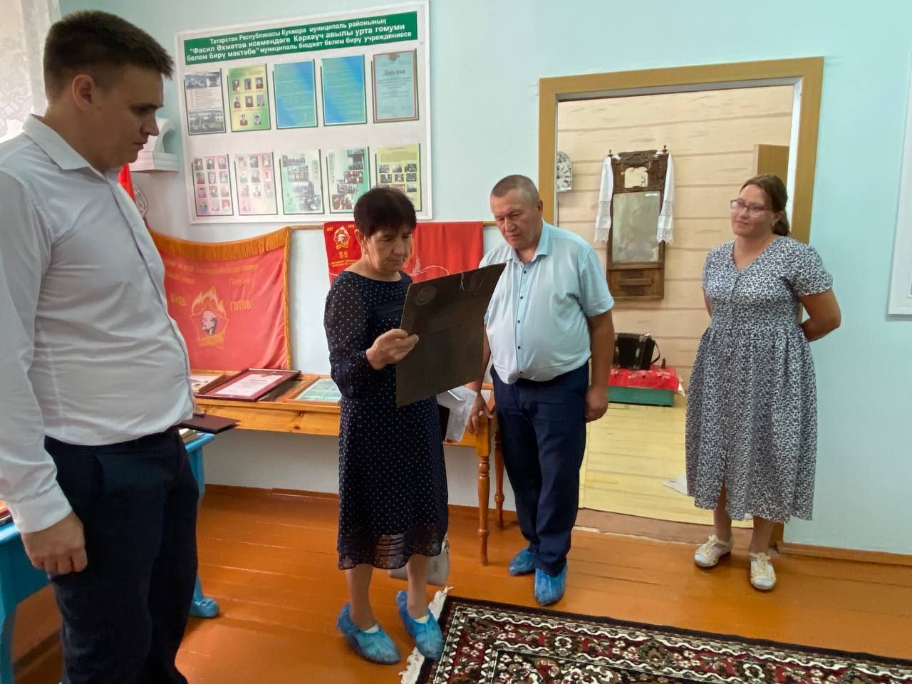В Нижнерусском, Важашурском, Нижнеискубашском, Каркаусском поселениях проверили готовность образовательных учреждений к новому учебному году