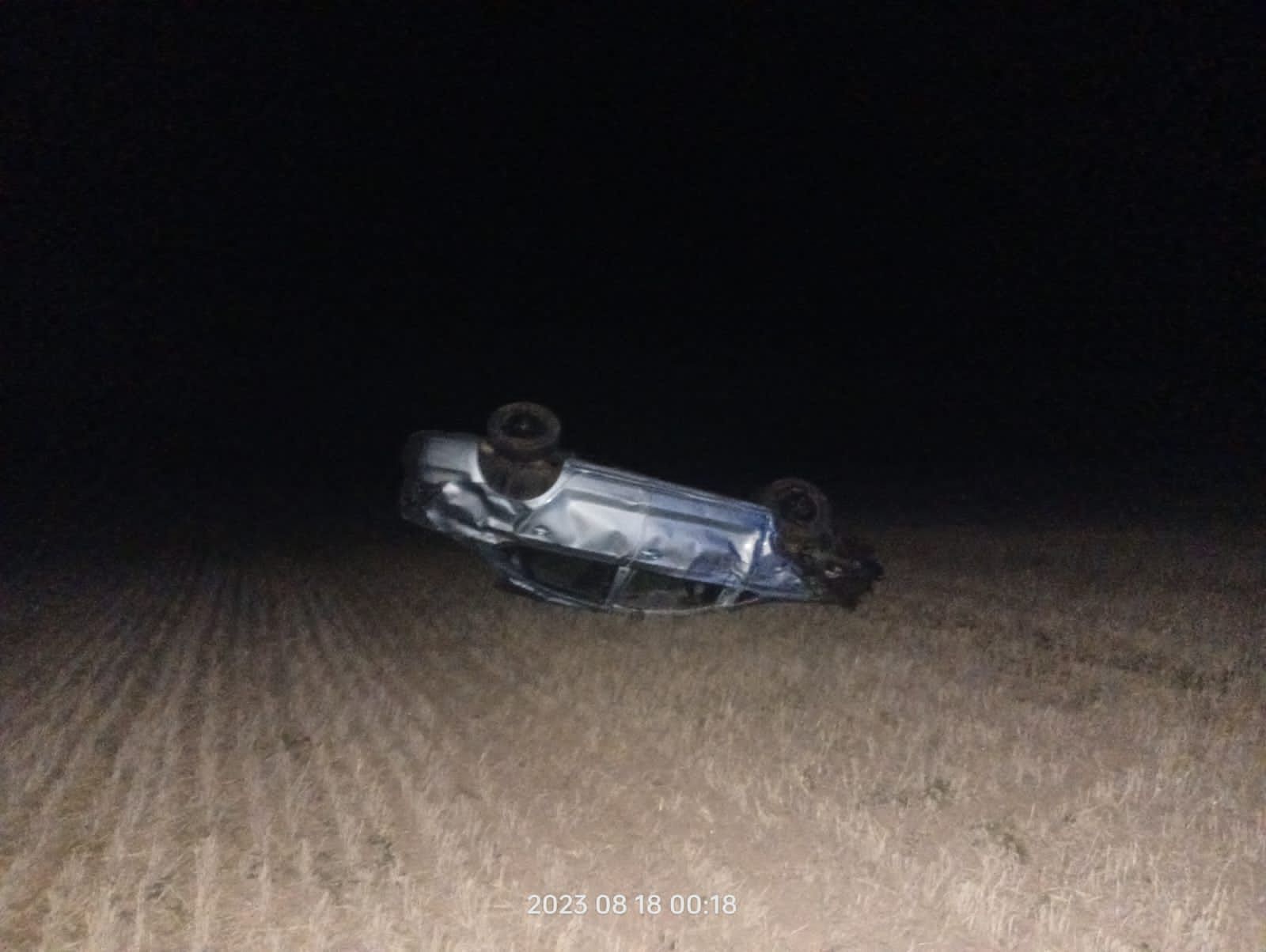 В Кукморском районе Татарстана иномарка вылетела в кювет и перевернулась, водитель погиб