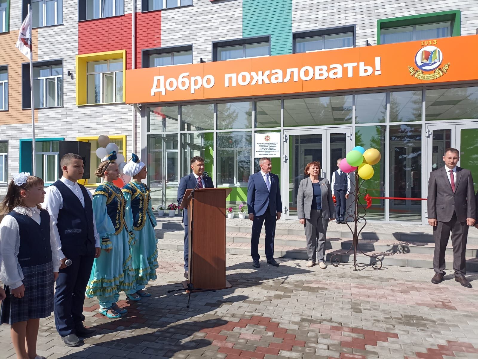 В деревне Большой Сардек Кукморского района после капремонта открыли гимназию