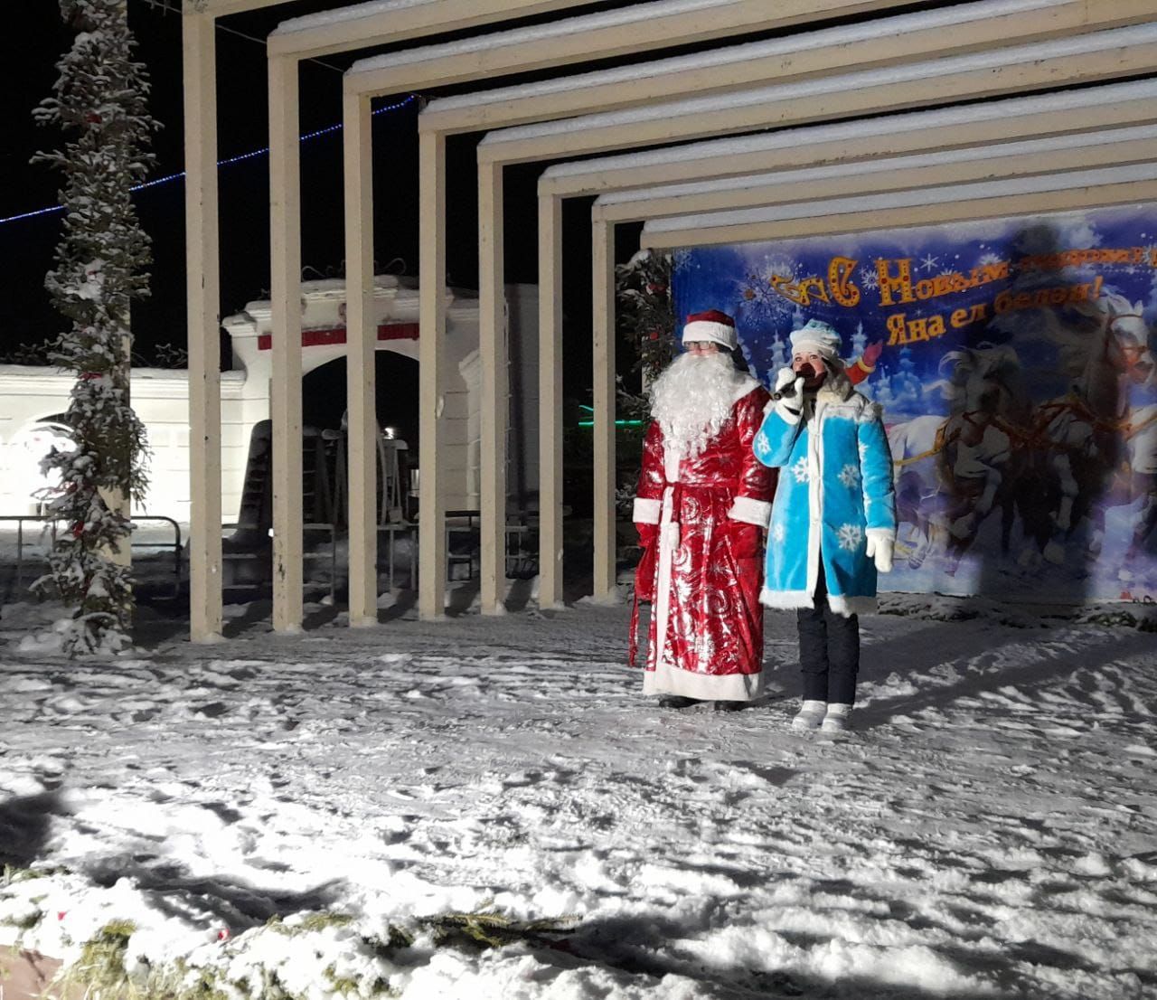 На Комсомольской площади Кукмора прошли вечерние гуляния