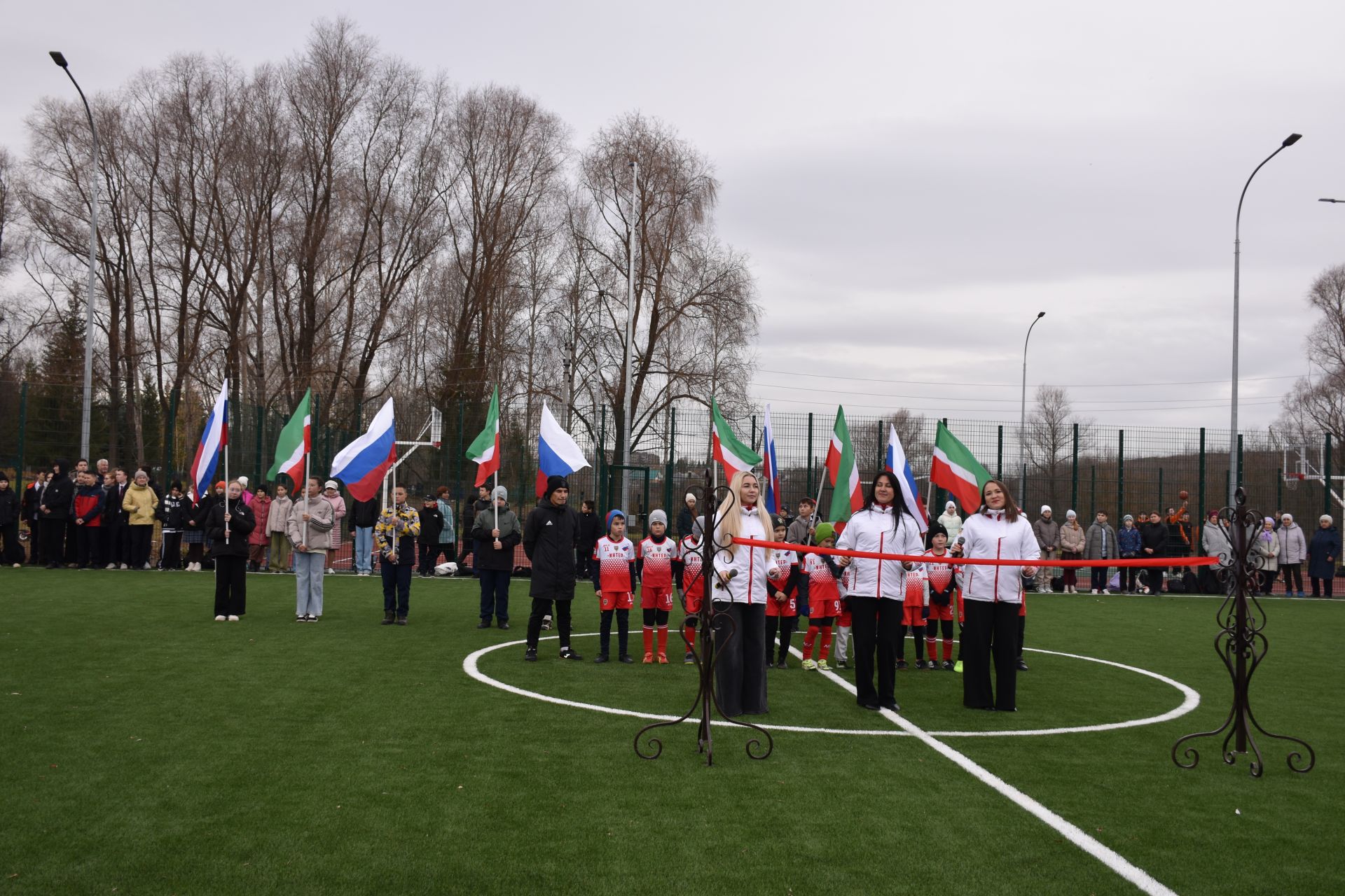 Кукмара районында универсаль спорт мәйданчыклары ачылды