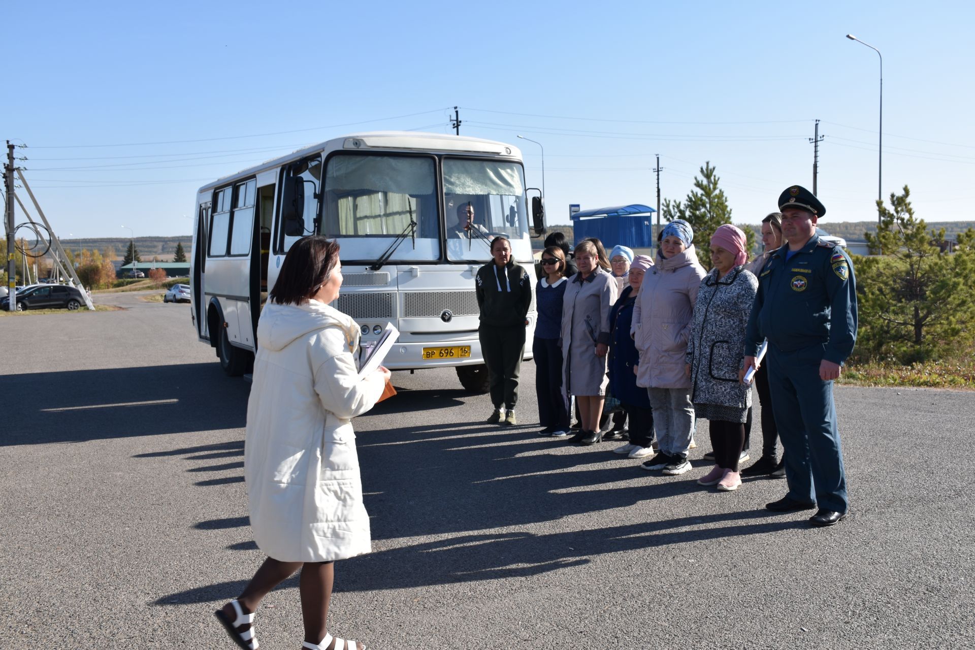 Кукмара районында эвакуация үткәрү буенча тренировка узды