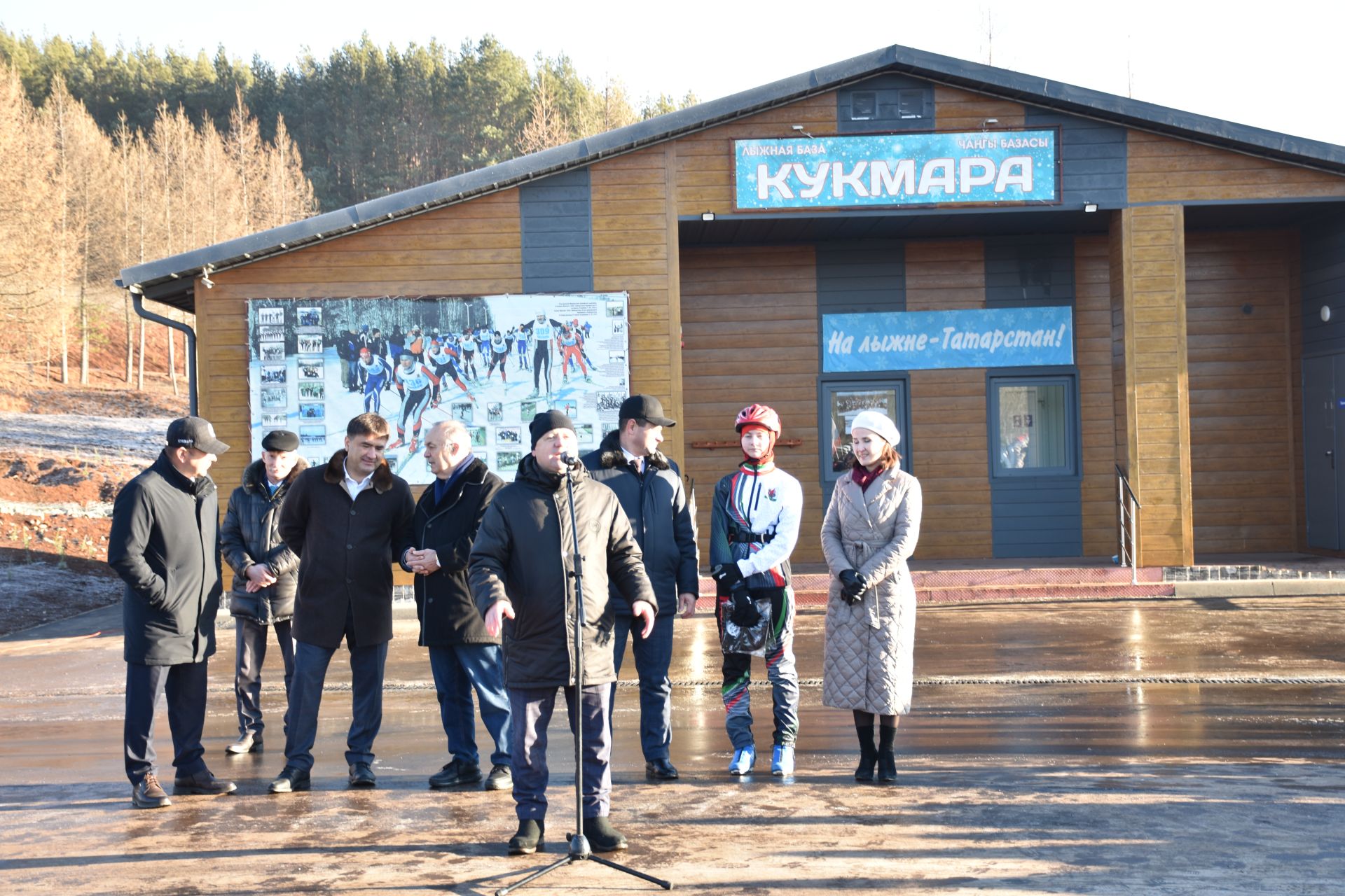 В Кукморе открыли лыжероллерную трассу