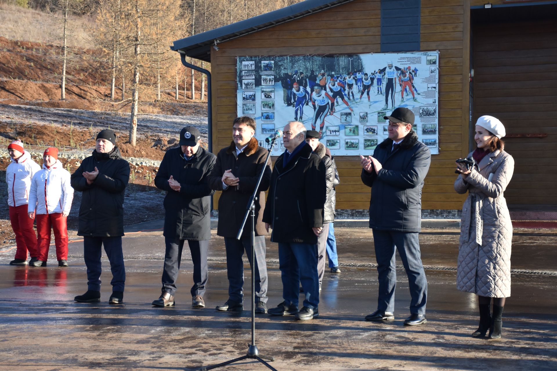 В Кукморе открыли лыжероллерную трассу