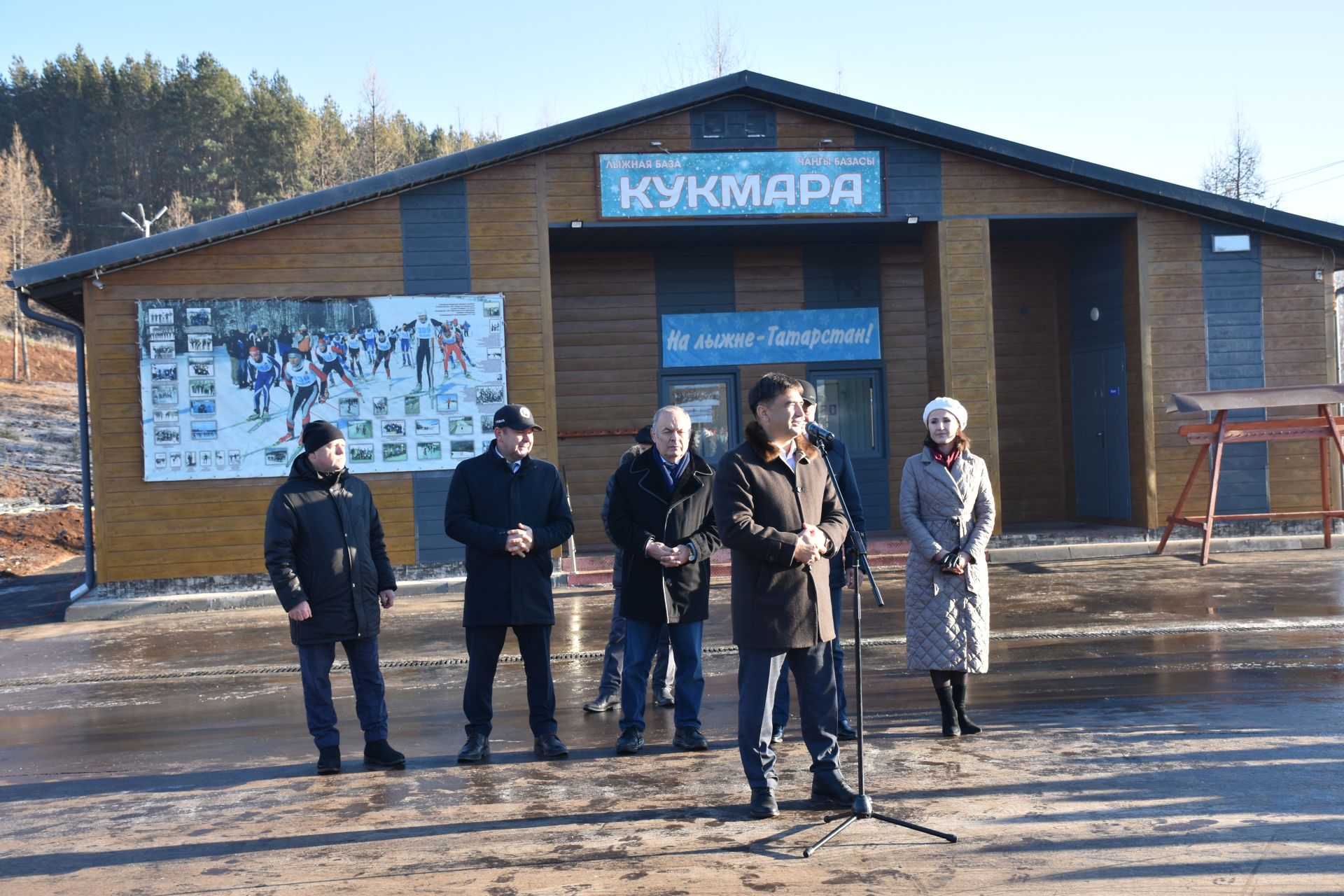 В Кукморе открыли лыжероллерную трассу