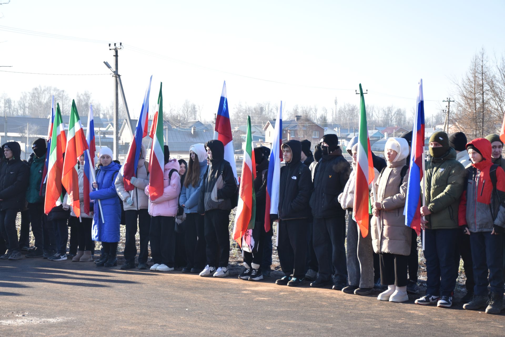 В Кукморе открыли лыжероллерную трассу
