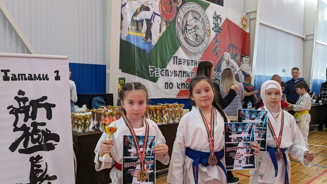 Кукмаралылар киокусинкай каратэ буенча Татарстан Чемпионаты һәм беренчелегендә катнашты