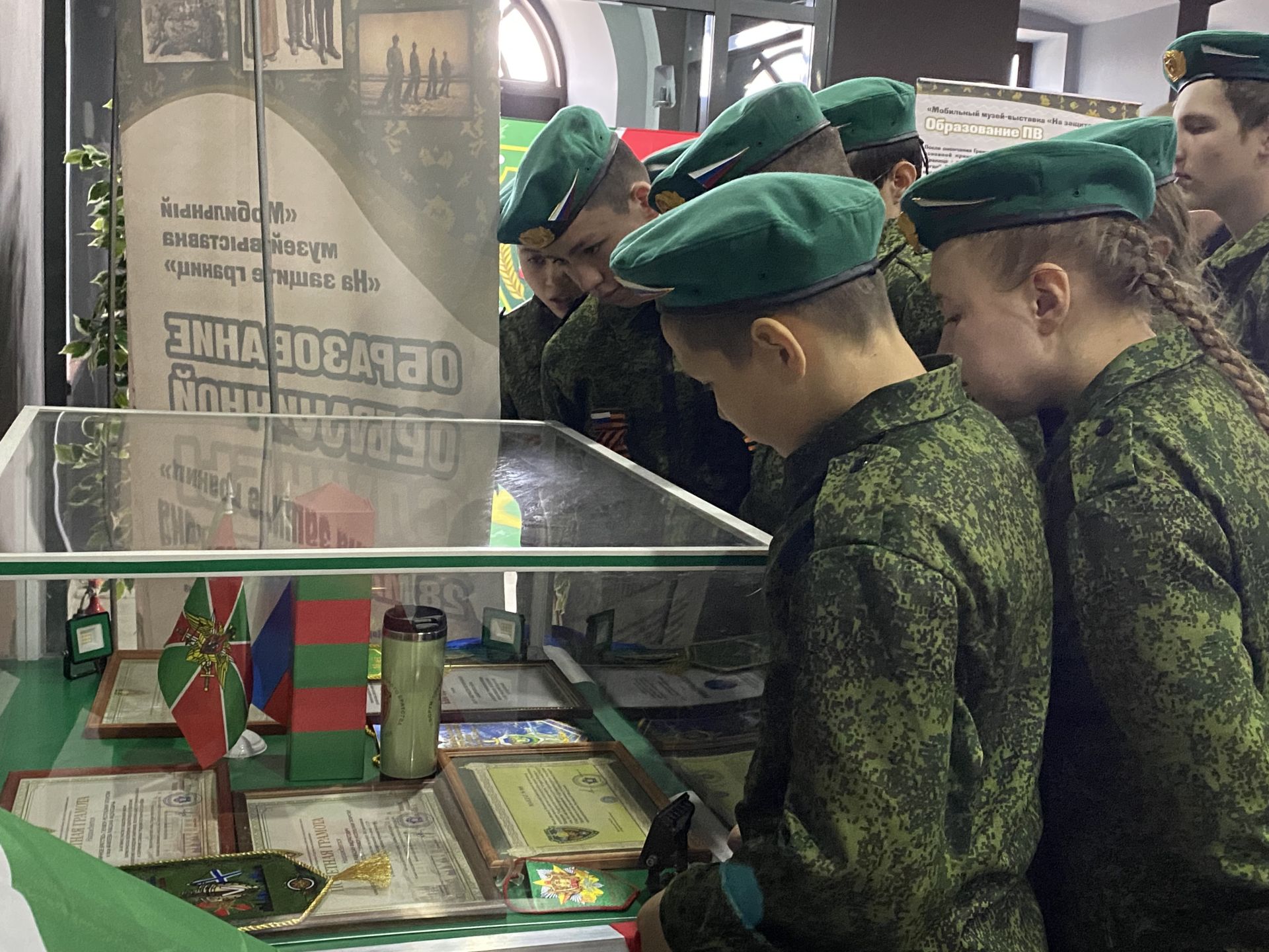 В Кукморе побывал мобильный музей истории пограничных войск