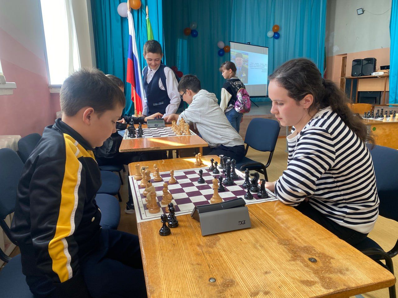 В школе села Большой Кукмор прошел шахматный турнир памяти  почетного гражданина Кукморского района Мияссара Мансурова