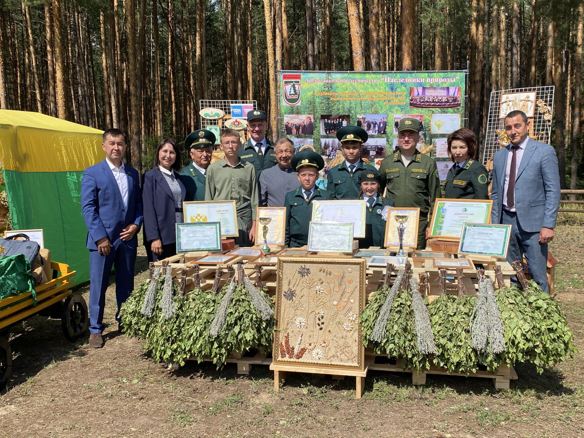 Кукмара районында мәктәп урманчылыкларының слеты булды