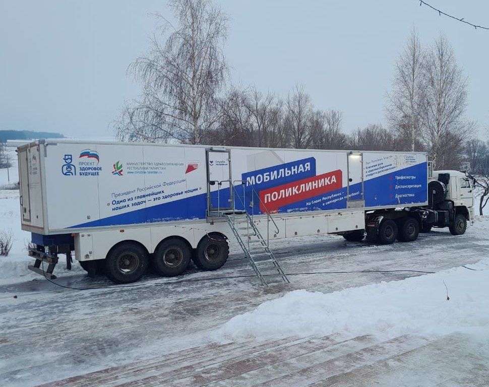 Кукмара районының җиде җирлегендә мобиль поликлиника эшләде