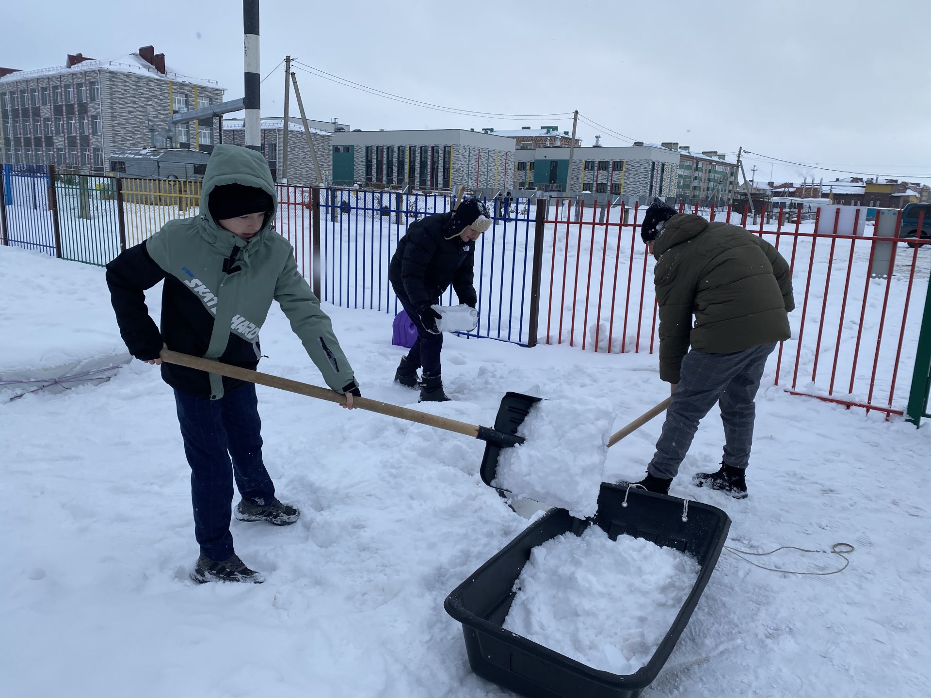 Кукмарада «Форпост» активистлары кар көри