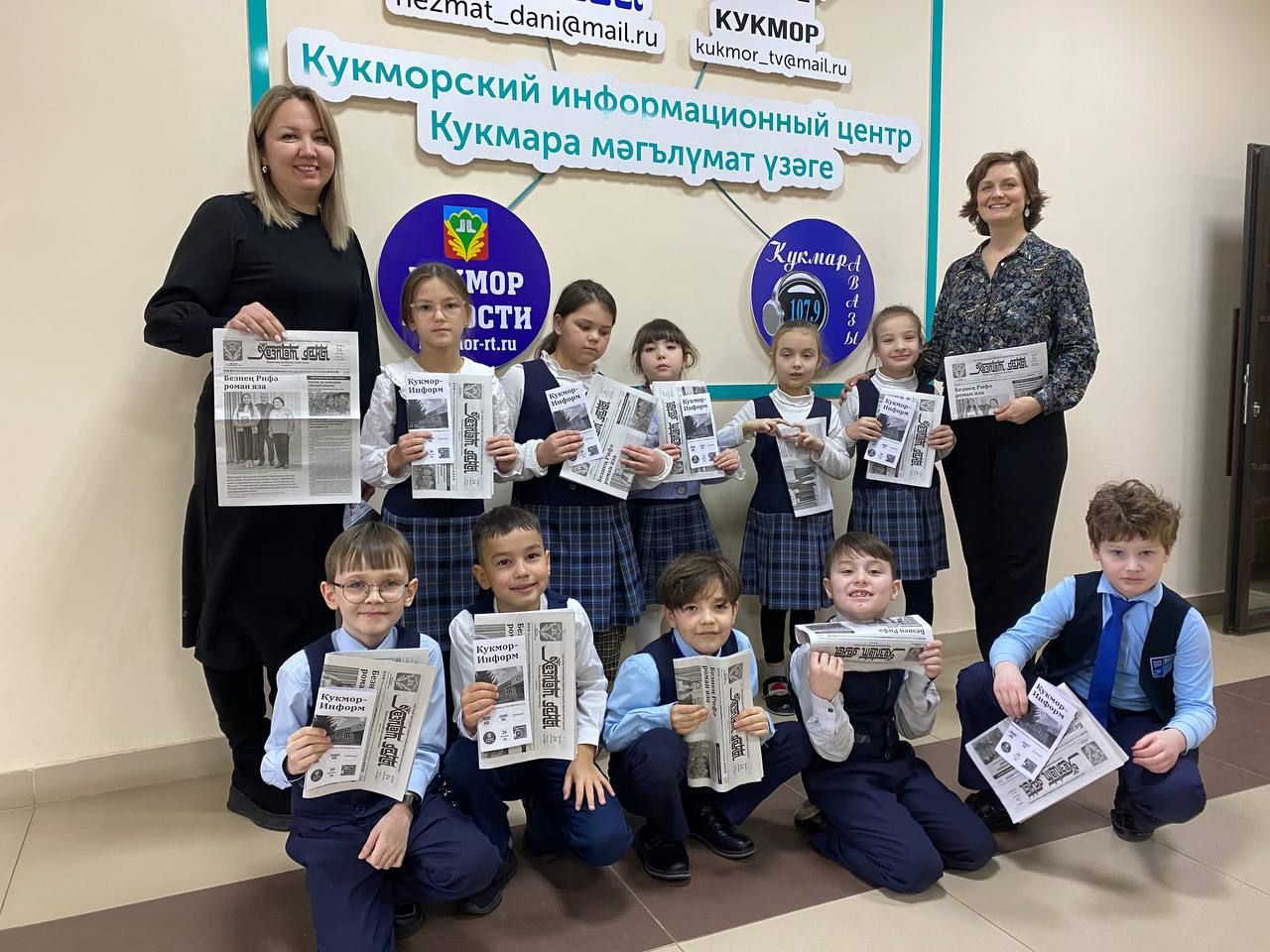 В «Кукмор-информ» с экскурсией побывали учащиеся 2 инженерного класса многопрофильного лицея