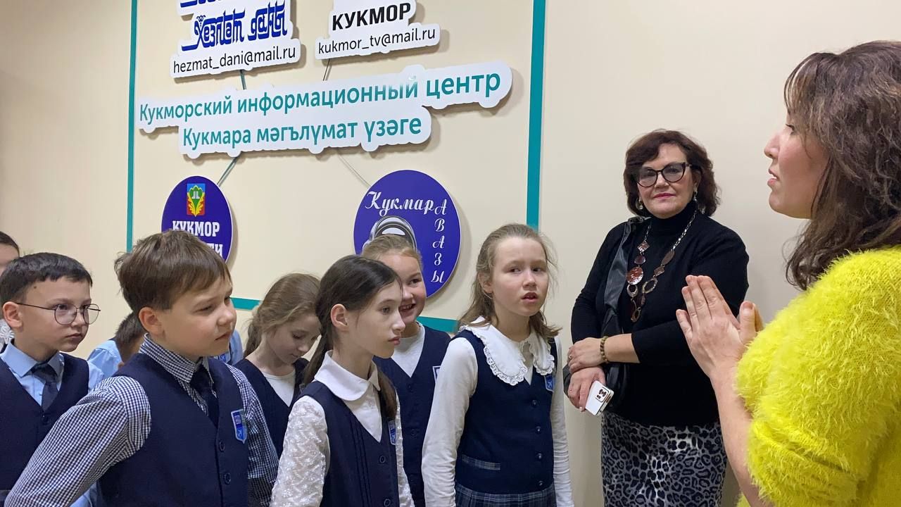 В «Кукмор-информ» с экскурсией побывали учащиеся 2 инженерного класса многопрофильного лицея